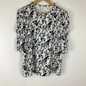 Melloday Floral Blouse Size XL